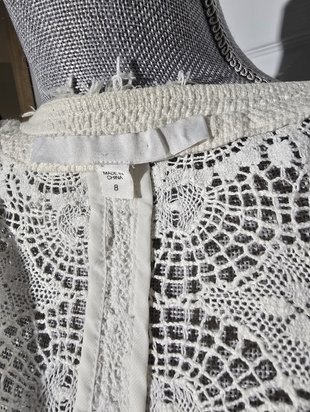 VERONICA BEARD Betsy Lace Back Jacket - Picture 8 of 9